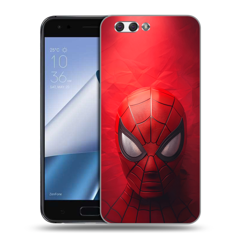 Силиконовый чехол на ASUS ZenFone 4 ZE554KL с принтом Spiderman Человек паук Силиконовый чехол на ASUS ZenFone 4 ZE554KL с принтом Spiderman Человек паук