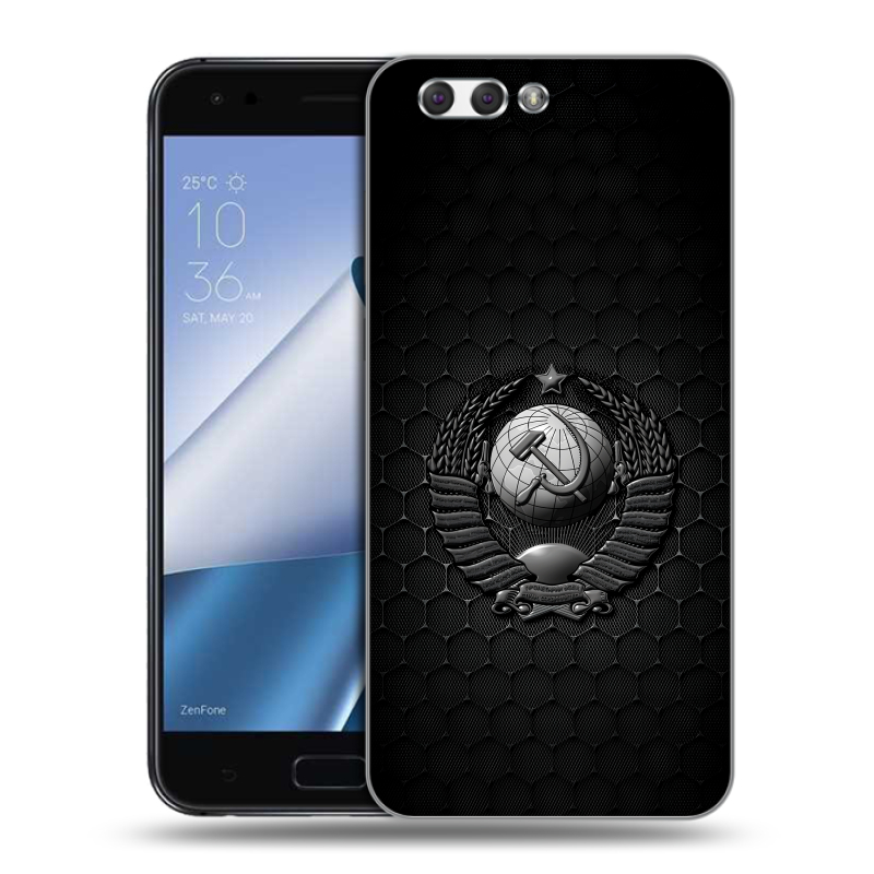 Пластиковый чехол на ASUS ZenFone 4 ZE554KL с принтом Герб Флаг СССР Пластиковый чехол на ASUS ZenFone 4 ZE554KL с принтом Герб Флаг СССР