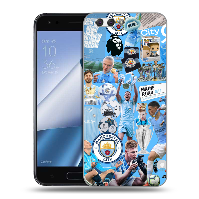 Силиконовый чехол на ASUS ZenFone 4 ZE554KL с принтом Man City Манчестер Сити Силиконовый чехол на ASUS ZenFone 4 ZE554KL с принтом Man City Манчестер Сити