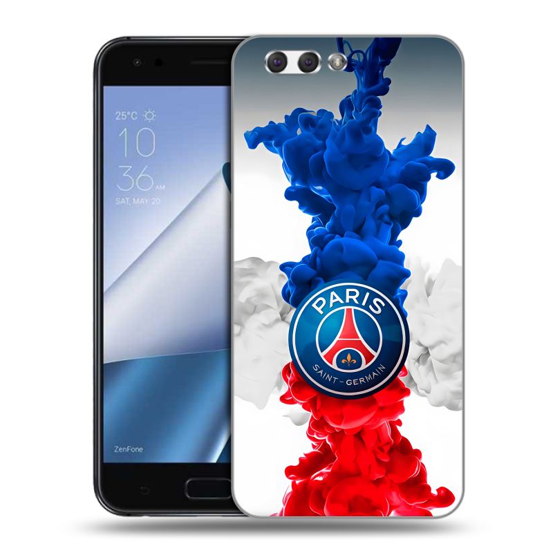 Силиконовый чехол на ASUS ZenFone 4 ZE554KL с принтом PSG ПСЖ Силиконовый чехол на ASUS ZenFone 4 ZE554KL с принтом PSG ПСЖ