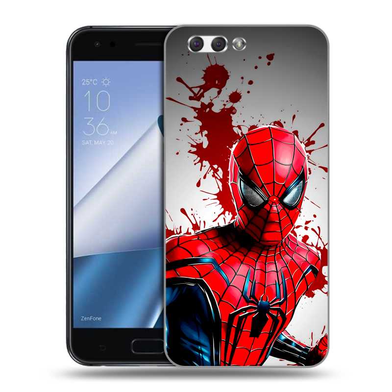 Пластиковый чехол на ASUS ZenFone 4 ZE554KL с принтом Spiderman Человек паук Пластиковый чехол на ASUS ZenFone 4 ZE554KL с принтом Spiderman Человек паук