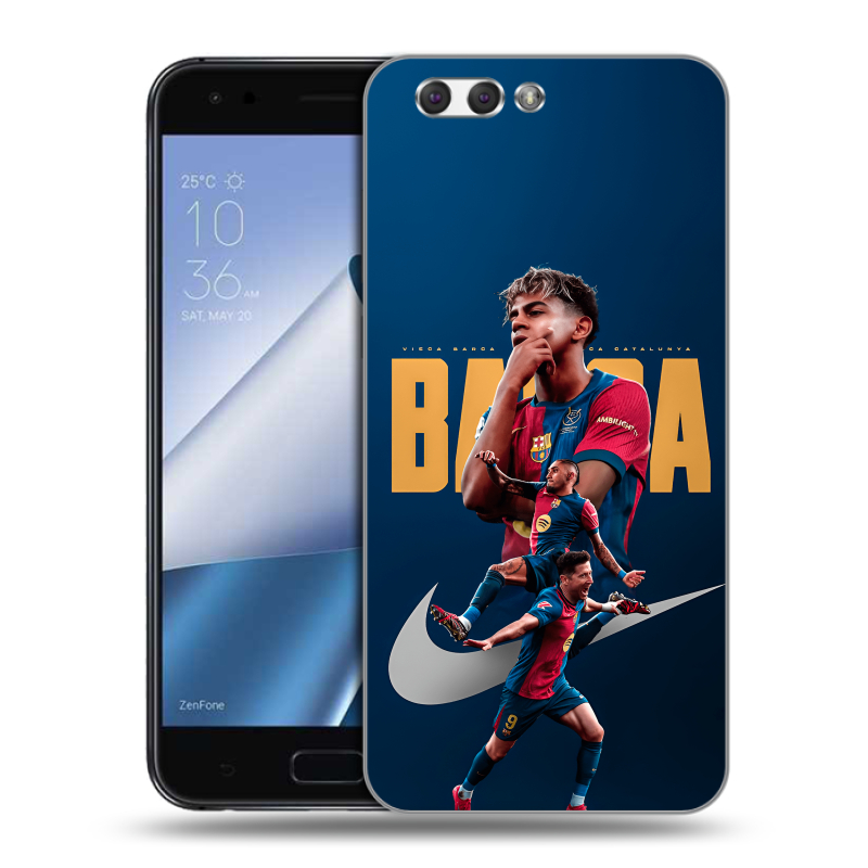 Пластиковый чехол на ASUS ZenFone 4 ZE554KL с принтом Барселона Barca Yamal Пластиковый чехол на ASUS ZenFone 4 ZE554KL с принтом Барселона Barca Yamal