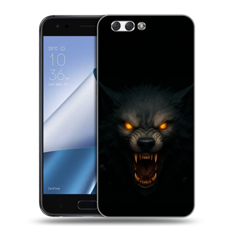 Пластиковый чехол на ASUS ZenFone 4 ZE554KL с принтом Волк Пластиковый чехол на ASUS ZenFone 4 ZE554KL с принтом Волк