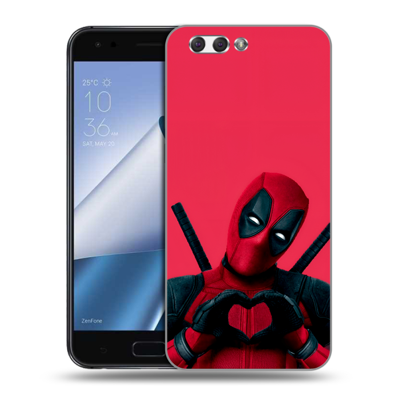 Пластиковый чехол на ASUS ZenFone 4 ZE554KL с принтом Дедпул Deadpool Пластиковый чехол на ASUS ZenFone 4 ZE554KL с принтом Дедпул Deadpool