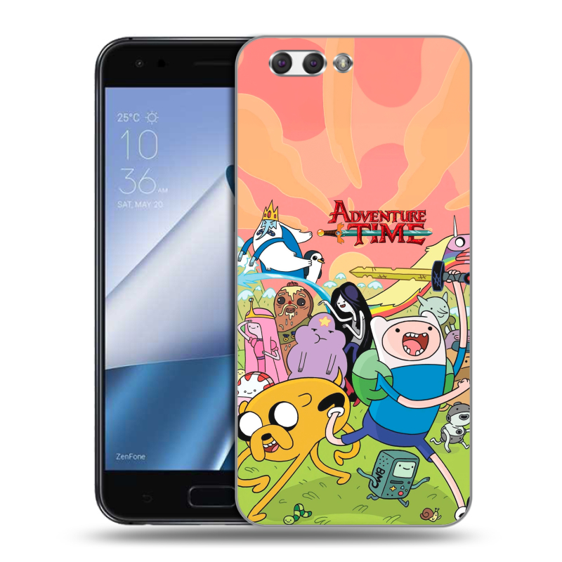 Силиконовый чехол на ASUS ZenFone 4 ZE554KL с принтом Adventure time Время приключений Силиконовый чехол на ASUS ZenFone 4 ZE554KL с принтом Adventure time Время приключений