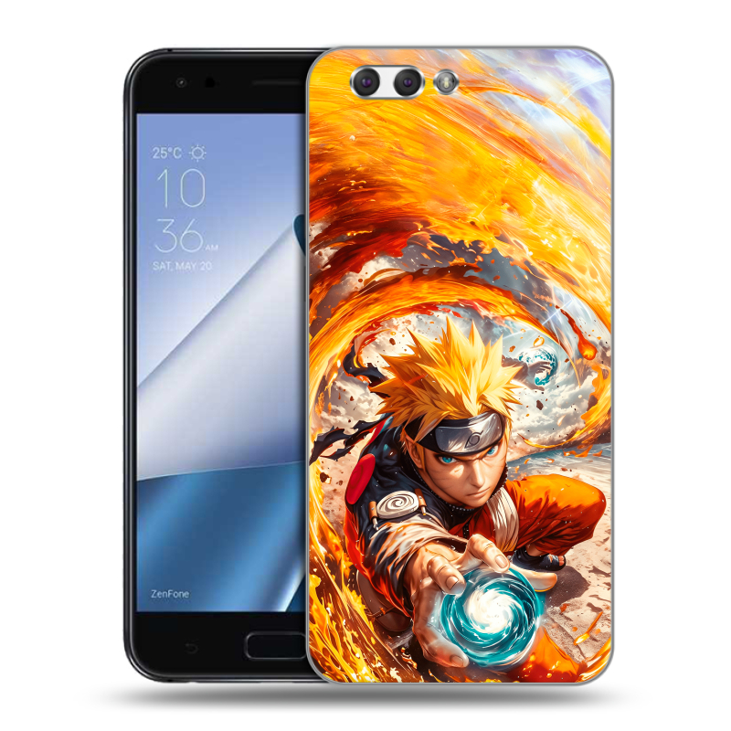 Силиконовый чехол на ASUS ZenFone 4 ZE554KL с принтом Аниме Наруто Naruto Силиконовый чехол на ASUS ZenFone 4 ZE554KL с принтом Аниме Наруто Naruto