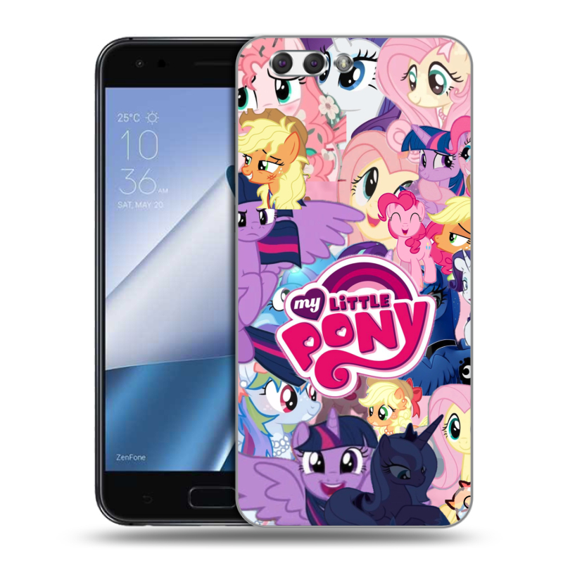 Силиконовый чехол на ASUS ZenFone 4 ZE554KL с принтом My little pony Дружба чудо Силиконовый чехол на ASUS ZenFone 4 ZE554KL с принтом My little pony Дружба чудо