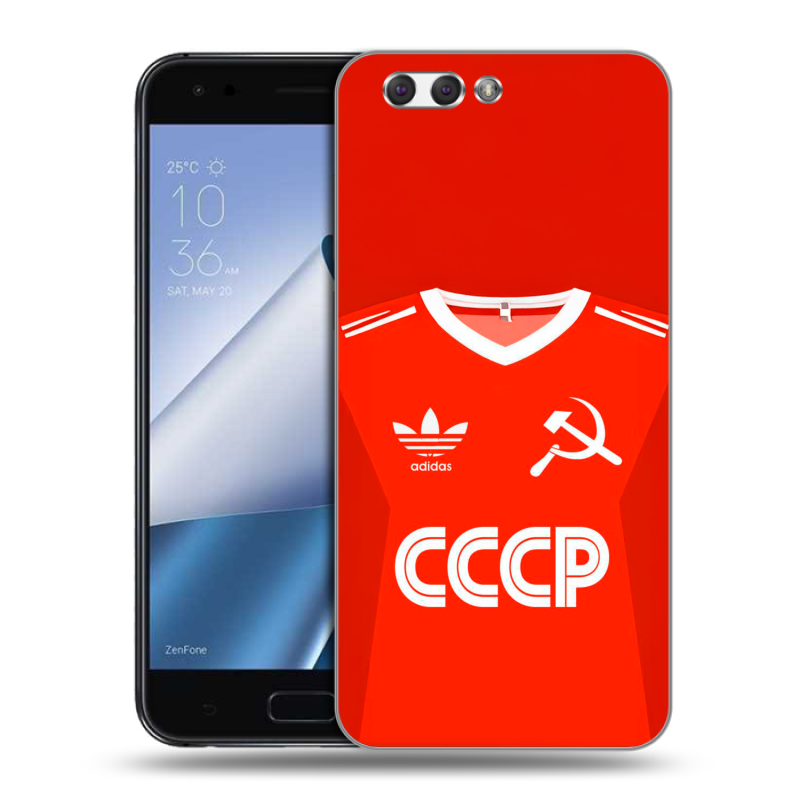 Пластиковый чехол на ASUS ZenFone 4 ZE554KL с принтом Флаг Герб СССР Пластиковый чехол на ASUS ZenFone 4 ZE554KL с принтом Флаг Герб СССР