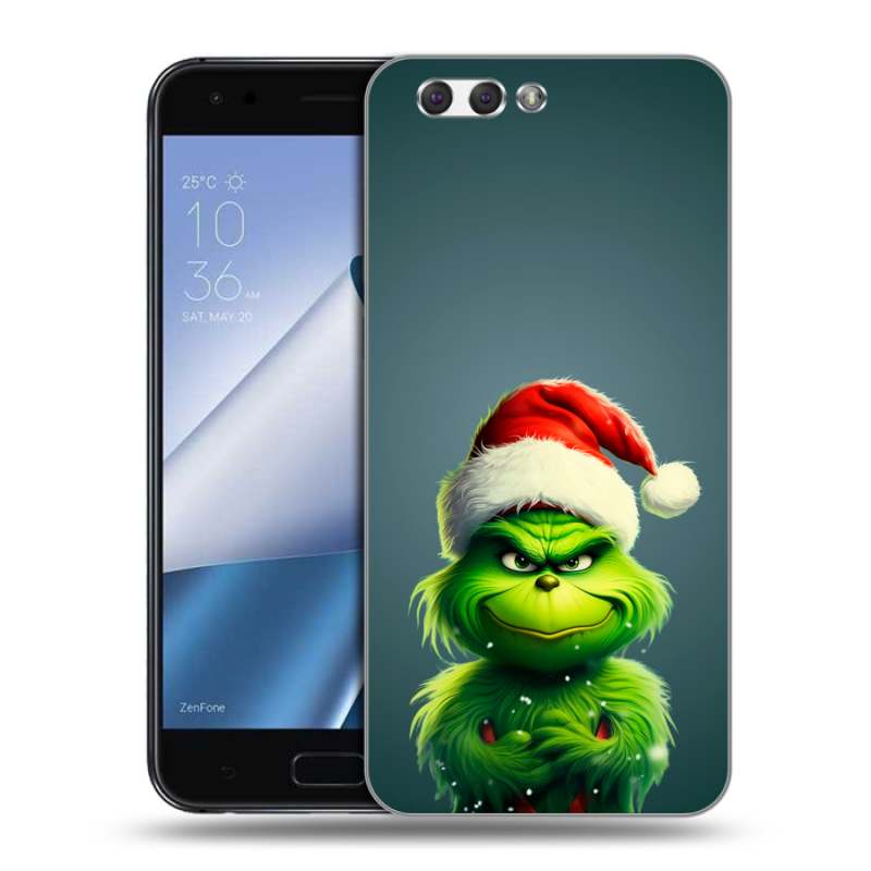 Пластиковый чехол на ASUS ZenFone 4 ZE554KL с принтом Новый год Пластиковый чехол на ASUS ZenFone 4 ZE554KL с принтом Новый год