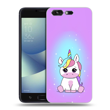 Силиконовый чехол на ASUS ZenFone 4 Pro с принтом Единорог Силиконовый чехол на ASUS ZenFone 4 Pro с принтом Единорог