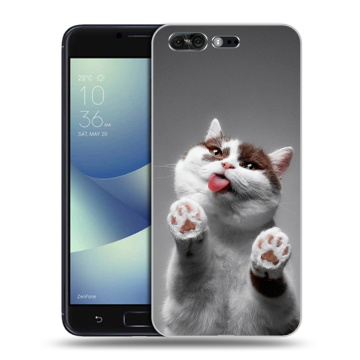 Силиконовый чехол на ASUS ZenFone 4 Pro с принтом Коты Силиконовый чехол на ASUS ZenFone 4 Pro с принтом Коты