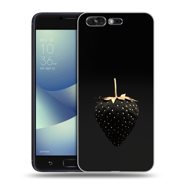 Силиконовый чехол на ASUS ZenFone 4 Pro с принтом Черная клубника Силиконовый чехол на ASUS ZenFone 4 Pro с принтом Черная клубника