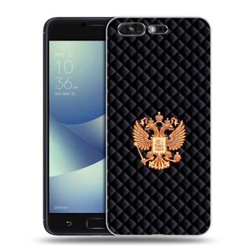 Силиконовый чехол на ASUS ZenFone 4 Pro с принтом Герб России принт Силиконовый чехол на ASUS ZenFone 4 Pro с принтом Герб России принт