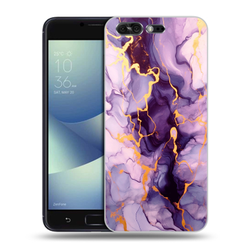 Силиконовый чехол на ASUS ZenFone 4 Pro с принтом Мрамор Силиконовый чехол на ASUS ZenFone 4 Pro с принтом Мрамор