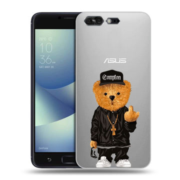 Силиконовый чехол на ASUS ZenFone 4 Pro с принтом Мишка