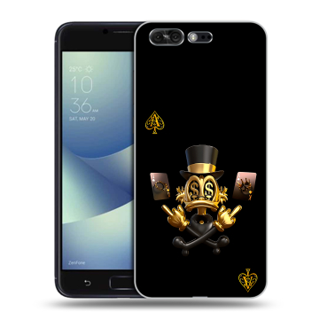 Силиконовый чехол на ASUS ZenFone 4 Pro с принтом Золотой скрудж макдак