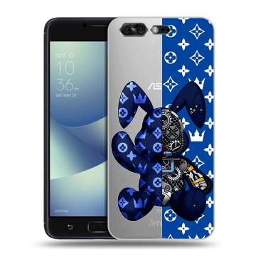 Силиконовый чехол на ASUS ZenFone 4 Pro с принтом Луи робот