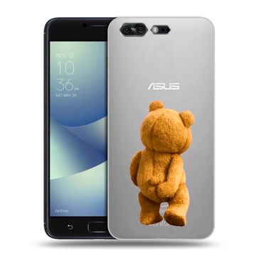 Силиконовый чехол на ASUS ZenFone 4 Pro с принтом Медведь Силиконовый чехол на ASUS ZenFone 4 Pro с принтом Медведь