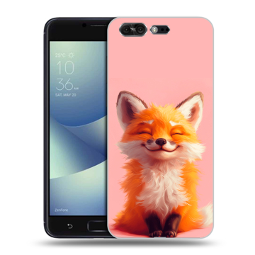 Силиконовый чехол на ASUS ZenFone 4 Pro с принтом милая лиса