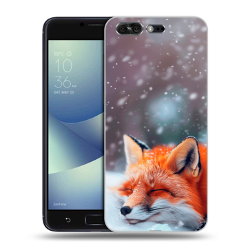 Силиконовый чехол на ASUS ZenFone 4 Pro с принтом лиса