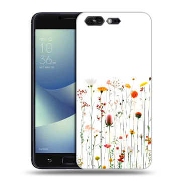 Силиконовый чехол на ASUS ZenFone 4 Pro с принтом цветы