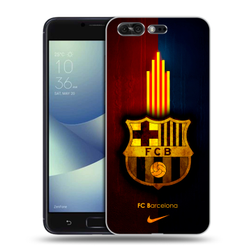 Силиконовый чехол на ASUS ZenFone 4 Pro с принтом Барселона Barcelona