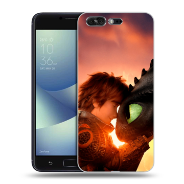 Силиконовый чехол на ASUS ZenFone 4 Pro с принтом Как приручить дракона