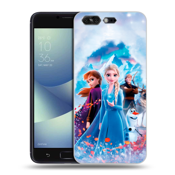Силиконовый чехол на ASUS ZenFone 4 Pro с принтом Холодное сердце Frozen Силиконовый чехол на ASUS ZenFone 4 Pro с принтом Холодное сердце Frozen