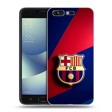 Силиконовый чехол на ASUS ZenFone 4 Pro с принтом Барселона Barcelona