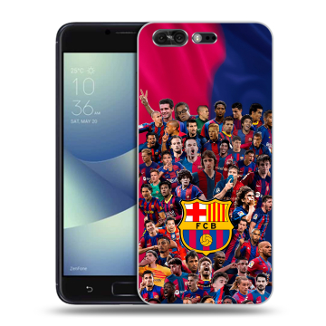Силиконовый чехол на ASUS ZenFone 4 Pro с принтом Барселона Barcelona