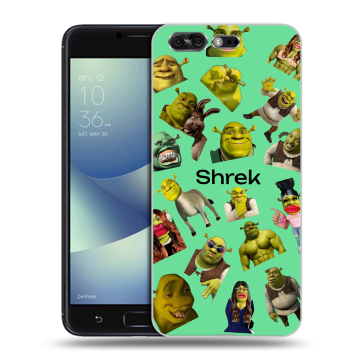 Силиконовый чехол на ASUS ZenFone 4 Pro с принтом Шрек Shrek