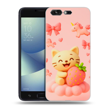 Силиконовый чехол на ASUS ZenFone 4 Pro с принтом для девочек