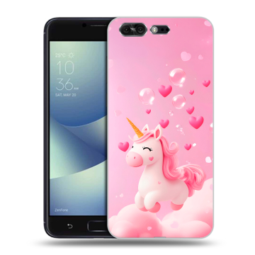 Силиконовый чехол на ASUS ZenFone 4 Pro с принтом Единорог Силиконовый чехол на ASUS ZenFone 4 Pro с принтом Единорог