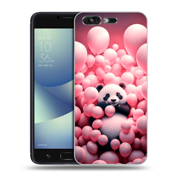Силиконовый чехол на ASUS ZenFone 4 Pro с принтом Панда