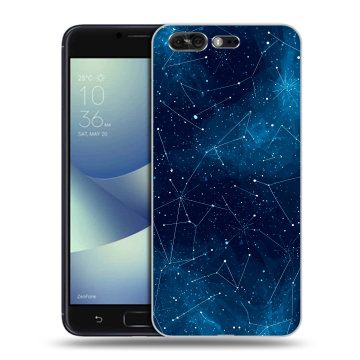 Силиконовый чехол на ASUS ZenFone 4 Pro с принтом Космос звезды