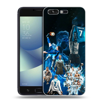 Силиконовый чехол на ASUS ZenFone 4 Pro с принтом Реал Роналдо