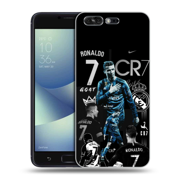 Силиконовый чехол на ASUS ZenFone 4 Pro с принтом Реал Роналдо