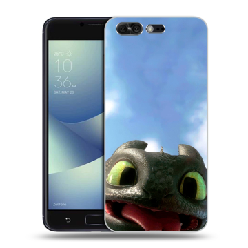 Силиконовый чехол на ASUS ZenFone 4 Pro с принтом Как приручить дракона