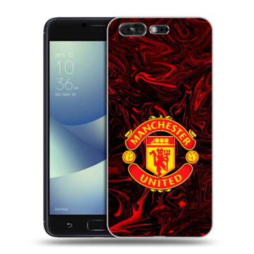 Силиконовый чехол на ASUS ZenFone 4 Pro с принтом Manchester United
