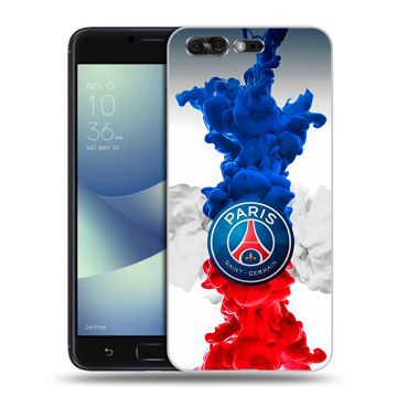 Силиконовый чехол на ASUS ZenFone 4 Pro с принтом PSG ПСЖ