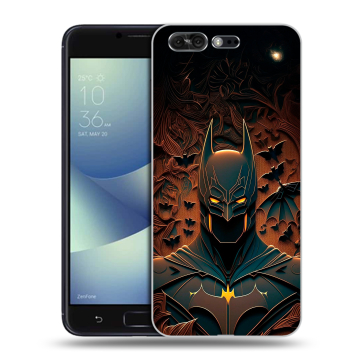 Силиконовый чехол на ASUS ZenFone 4 Pro с принтом Batman Бэтмен