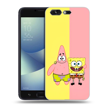Силиконовый чехол на ASUS ZenFone 4 Pro с принтом Спанч боб Спанчбоб Силиконовый чехол на ASUS ZenFone 4 Pro с принтом Спанч боб Спанчбоб