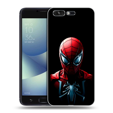 Силиконовый чехол на ASUS ZenFone 4 Pro с принтом Spiderman Человек паук