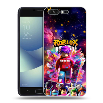 Силиконовый чехол на ASUS ZenFone 4 Pro с принтом Roblox Роблокс