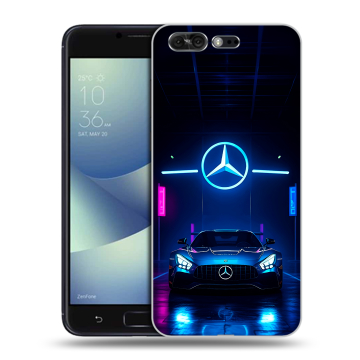 Силиконовый чехол на ASUS ZenFone 4 Pro с принтом Mercedes Мерседес Силиконовый чехол на ASUS ZenFone 4 Pro с принтом Mercedes Мерседес