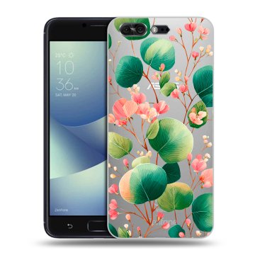 Силиконовый чехол на ASUS ZenFone 4 Pro с принтом женский