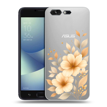 Силиконовый чехол на ASUS ZenFone 4 Pro с принтом для девушки