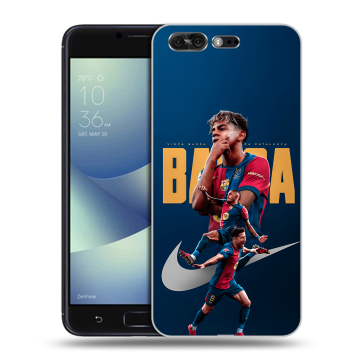 Силиконовый чехол на ASUS ZenFone 4 Pro с принтом Барселона Barca Yamal Силиконовый чехол на ASUS ZenFone 4 Pro с принтом Барселона Barca Yamal
