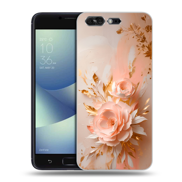 Силиконовый чехол на ASUS ZenFone 4 Pro с принтом женский