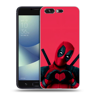 Силиконовый чехол на ASUS ZenFone 4 Pro с принтом Дедпул Deadpool